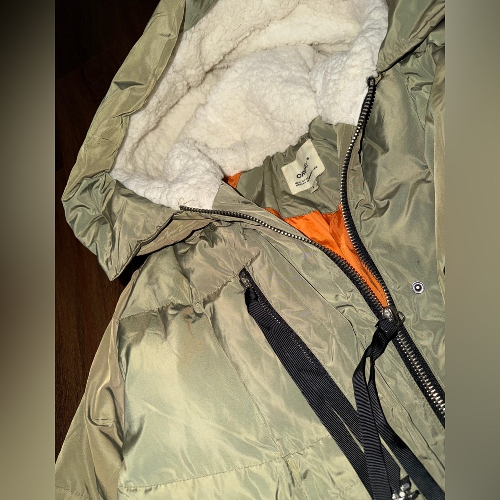 Viral Orolay Women's Thick Down Jacket coat $200 utility puffer casual spring - Picture 5 of 16